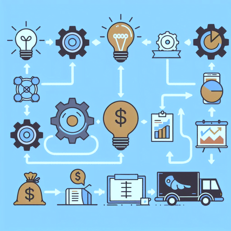 value chain product flowchart