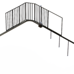 a Custom Driveway gate that is made from steel.